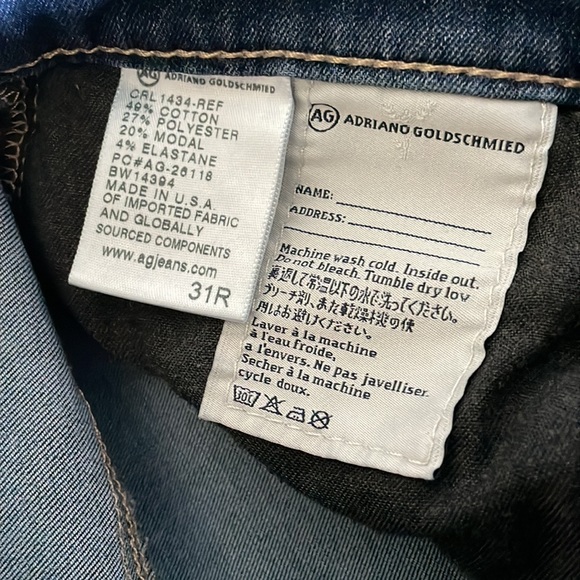 AG Prima Mid Rise Cigarette 31R - Picture 4 of 8